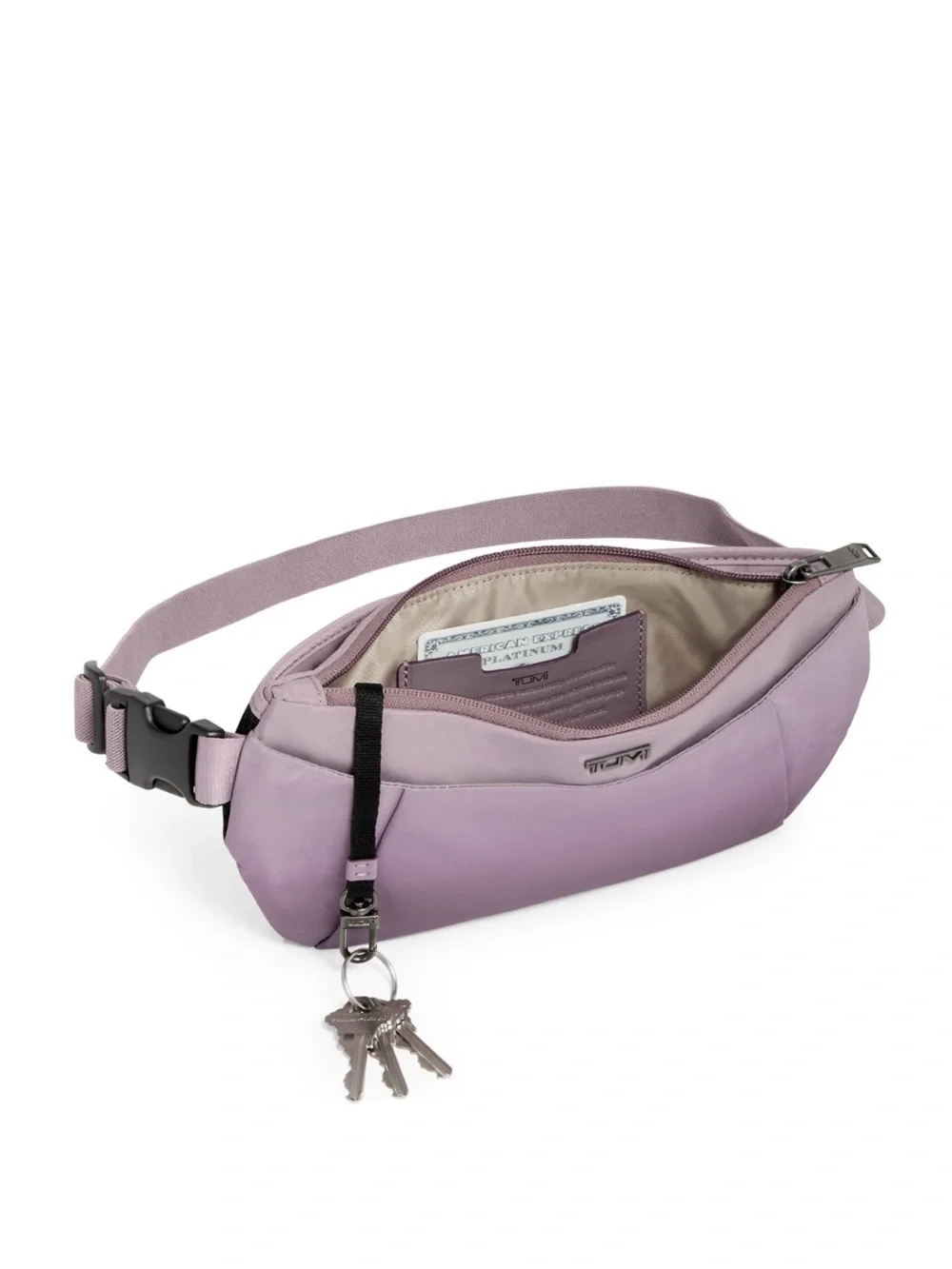 Tumi Voyageur Loha Slim Hip Belt Bag NWT Lilac Ombre